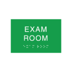 Exam Room Green ADA Signs Printing