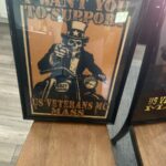 poster printed for veterans auction
