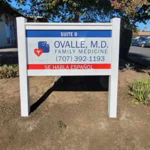 Post and Panel Sign