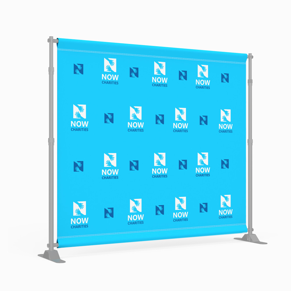 step and repeat backdrop graphic only